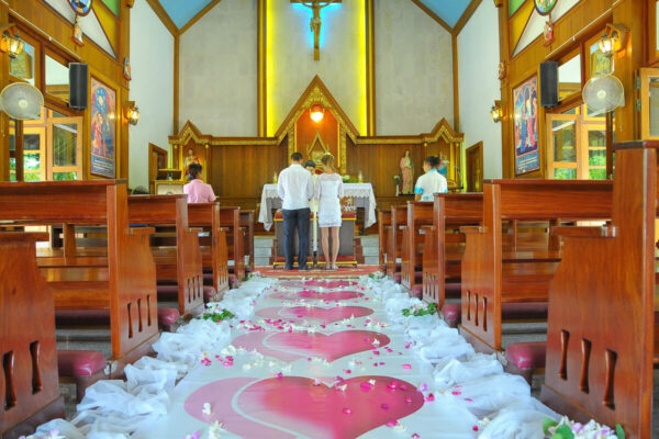 Krabi Town Catholic Marriage : Ewelina + Piotr